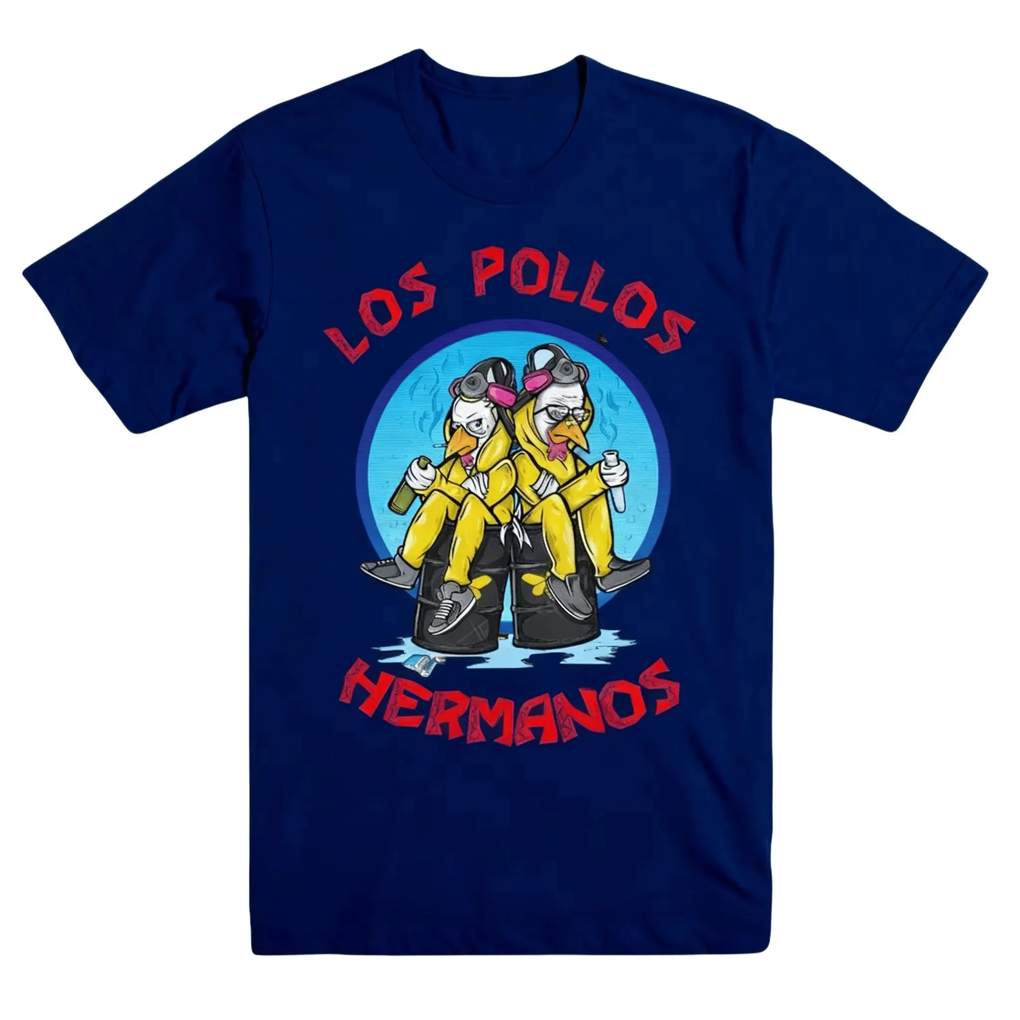 2026 Hip-Hop Streetwear Y2K T-Shirt TV-Serie Breaking Bad Los Pollos Hermanos Lustige Hühnerbrüder Herren Damen Beliebte T-Shirts Tops – Detail 6
