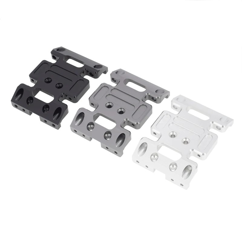 Metal Gearbox Mount Transmission Holder Chassis Center Skid Plate For Axial SCX10 90027 90028 1/10 RC Crawler