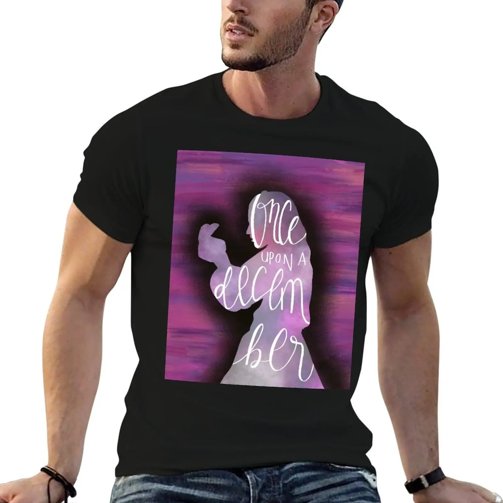 

Once Upon A December Christy Altomare Silhouette from Anastasia on Broadway (Textured Shadow) T-Shirt