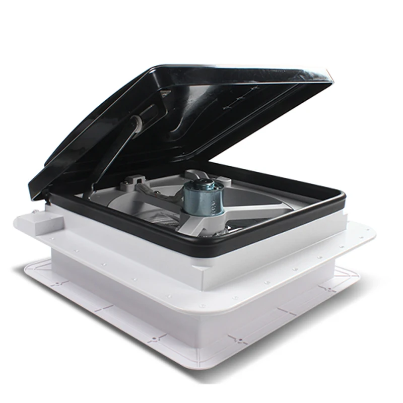 11'' 12V CE Caravan Accessories RV Heat Dissipation Exhaust Fan With Stainless Steel Insect Net For RV Motorhome Trailer