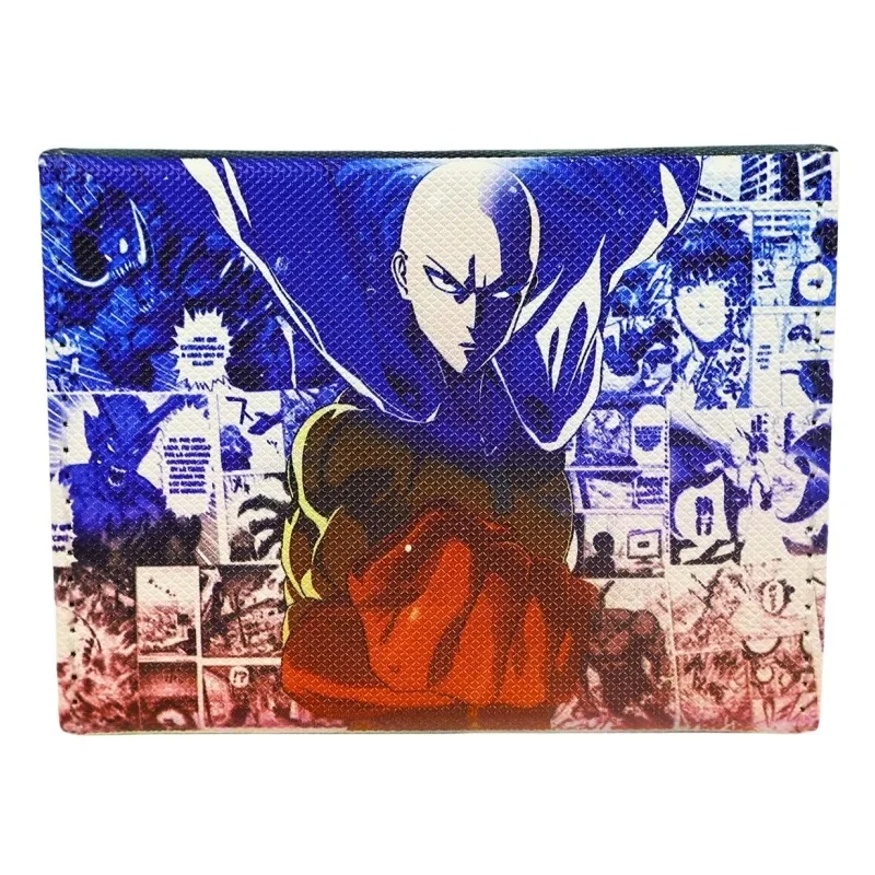 Ein Punch-Man Saitama selbst gemachte magnetische Attraktion Leder karte Aufbewahrung sbox Anime Klassiker Spieles ammlung Karten Spielzeug Geschenk