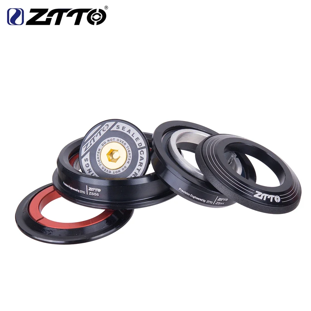 

ZTTO MTB Bicycle Internal Headset CNC 44mm 56mm Tapered 1 1/8''-1 1/2'' 1.5 Bike Fork Bearing Straight Tube 30mm 40mm