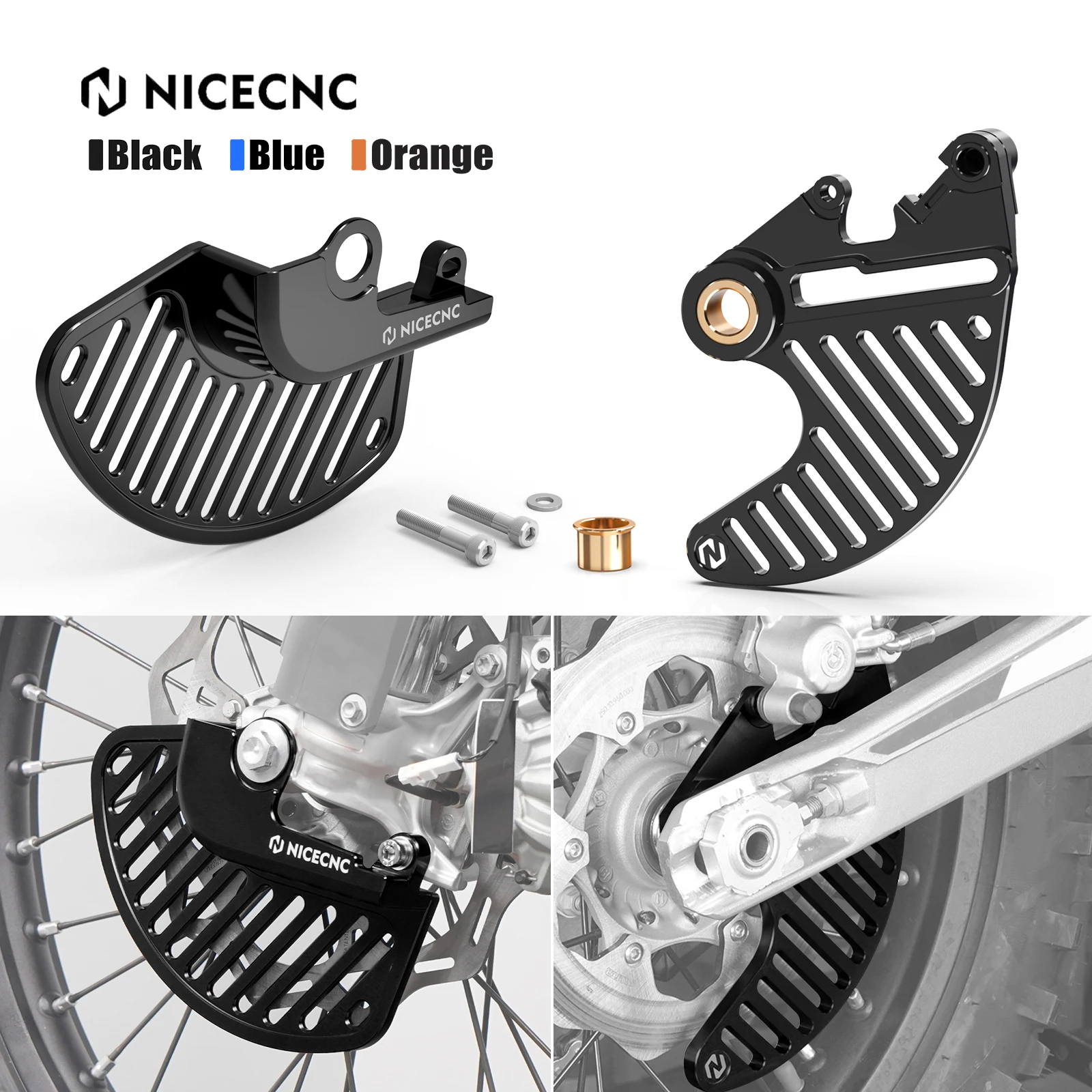 2021-2026 For GasGas EC 300 EC 250 ECF 350 MC250F For Husqvarna TE 300 FE 450 Front Rear Brake Disc Guard For KTM EXC 300 EXCF