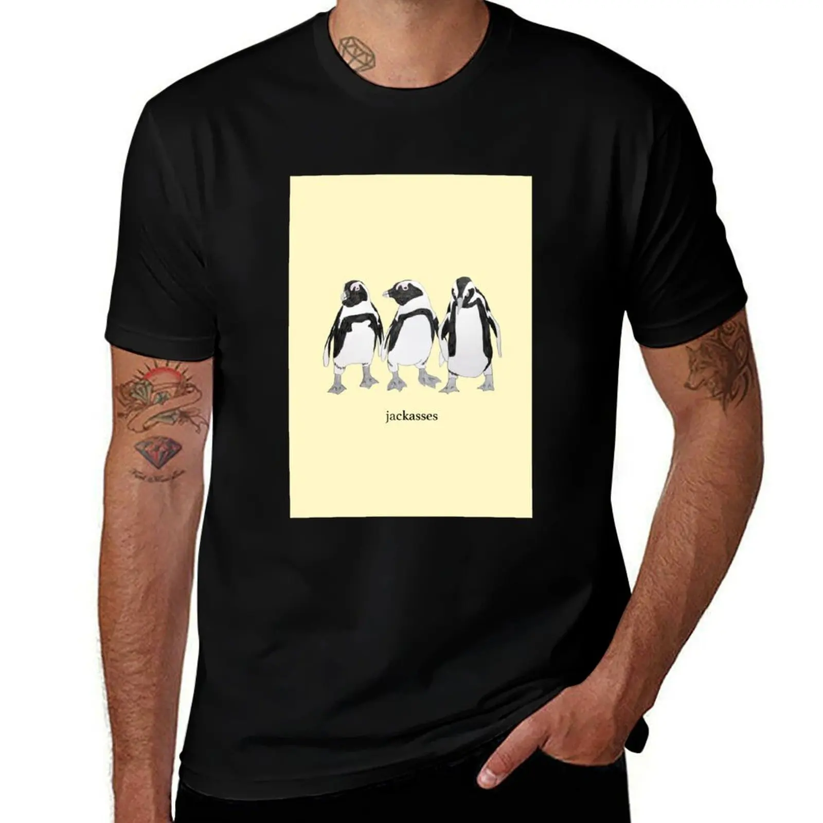 Jackasses T-Shirt Casual Loose Fit Short Sleeve T-Shirt