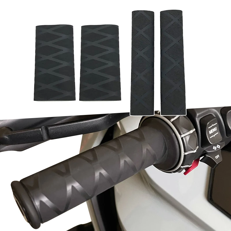 For BMW R1250GS R1200GS LC ADV F750GS F850GS F900R Universal Heat Shrinkable Grip Cover Non-slip Rubber Grip Glove Motorcycle