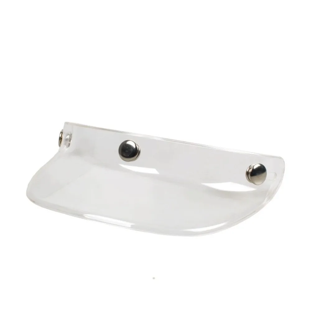 

3 Snap-Button Motorcycle Helmet Visor Universal Fit Brim Attachment Snap-Button Visor Visor Brim Helmet Accessory