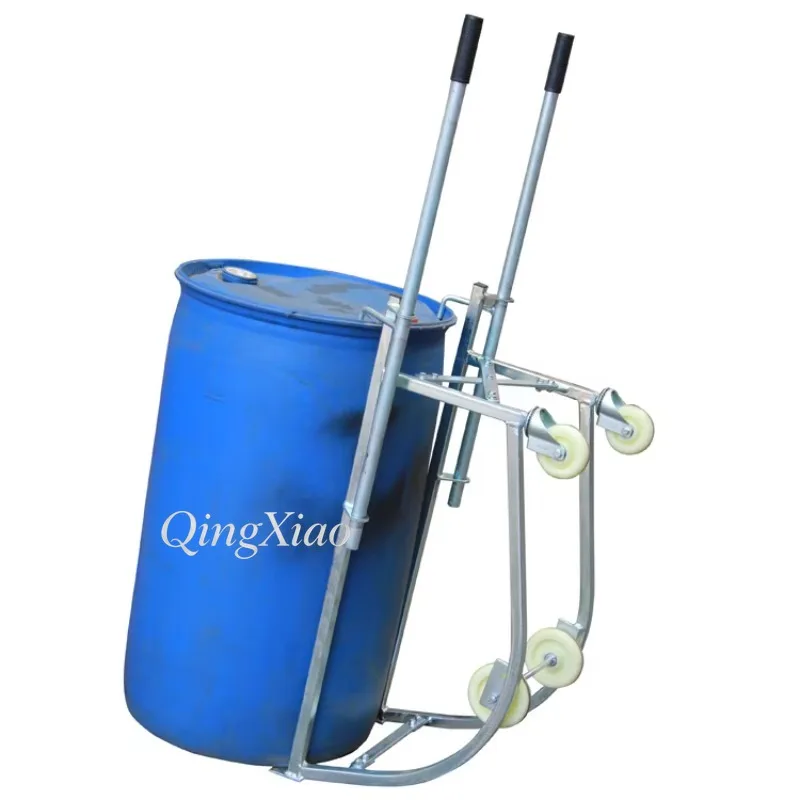 Warehouse Oil Drum Handling Multifunctional Transport Trolley For Storage Oil Drum Relocation Loading Unloading Processing Tasks
