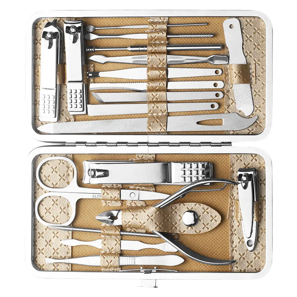 

1 Set Nail Clipper Kit Stainless Steel Cuticle Nipper Professional Manicure Tools For Dead Skin Remover Precision Trimmer Smooth