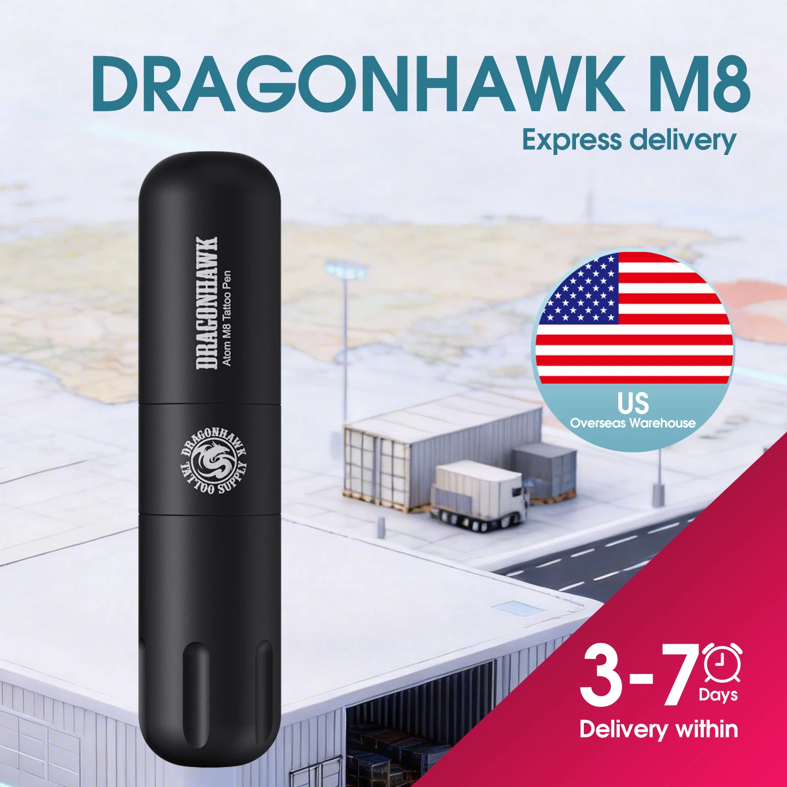 

DRAGONHAWK M8 Беспроводная тату-машинка с ходом 3,5 мм Мощная вращающаяся ручка для макияжа Губы Брови для татуировки Боди-художника