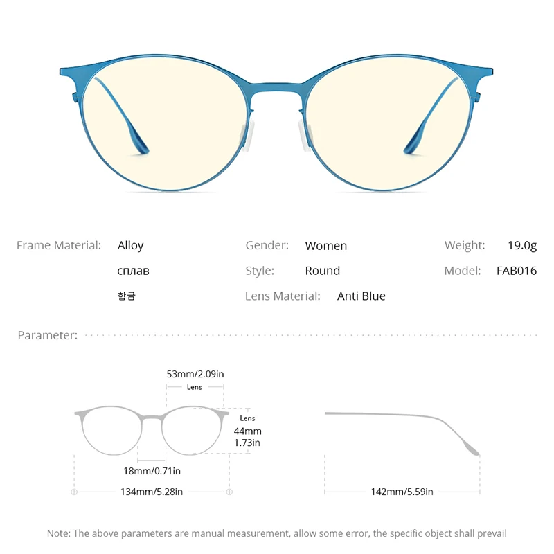 FONEX Anti Blue Light Blocking Glasses Women Brand Designer 2020 New Vintage Round Antiblue Rays Computer Eyeglasses Men FAB016