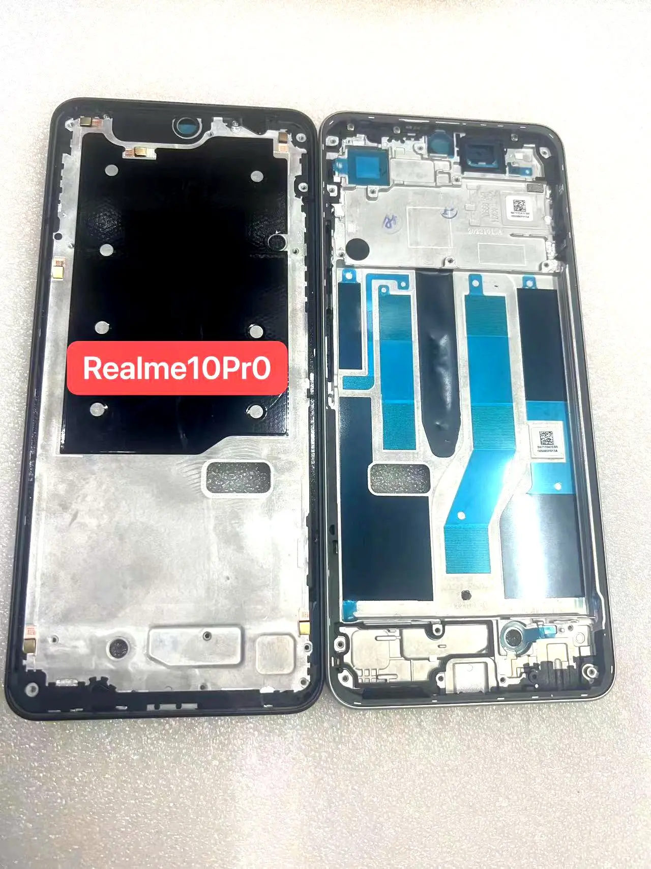 

For Oppo Realme 10 Pro Middle Frame RMX3663 RMX3660 RMX3661 LCD Frame Support Mid Faceplate Bezel Replace