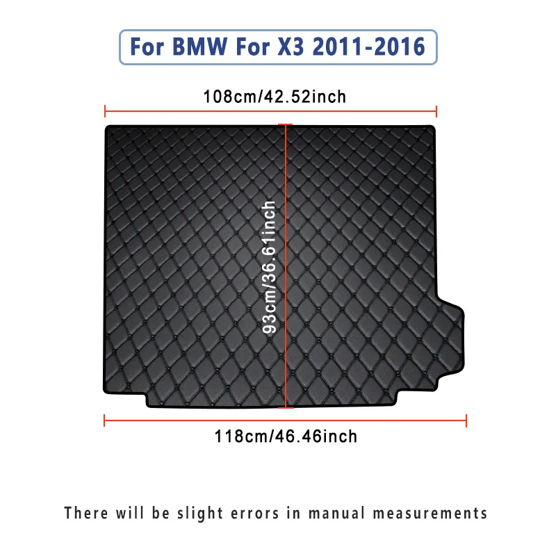 الحصير سيارة جذع لسيارات BMW X3 2025 2024 2023 2022 2021 2020 2019 2018 2017 2016 2015 2014 2013 2012 2011 اكسسوارات السيارات #4