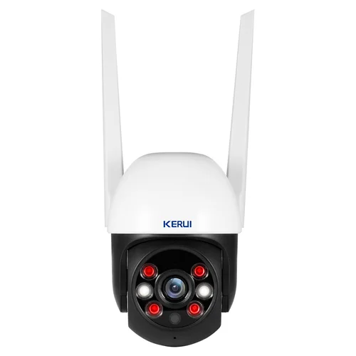 KERUI 5MP PTZ WiFi IP Cámara inalámbrica Tuya Smart Outdoor Home Security 4X Digital Zoom Dome Cámara CCTV Videovigilancia