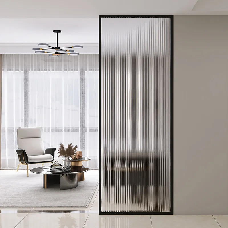 

Стеклянная перегородка Changhong из кованого железа, экран из нержавеющей стали, современный простой китайский декор для гостиной, входа в ванную комнату