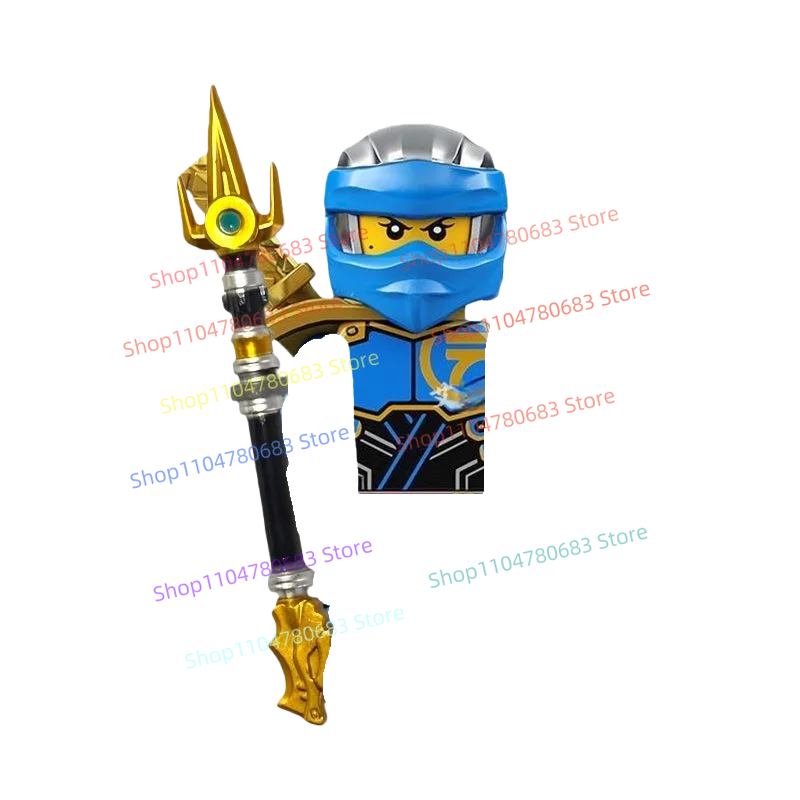 MOC اللبنات وولف كينج نينجا التجمع نموذج تمثال أنيمي عناصر التلفزيون لعبة رئيسية هدية عيد تحصيل