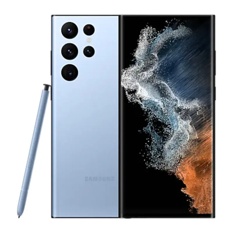 سامسونج جالاكسي S22 الترا 5G S908E S908B 6.8 "8/128GB 12/256GB/512GB/1 تيرا بايت النسخة العالمية NFC S القلم الأصلي هاتف محمول غير مقفول