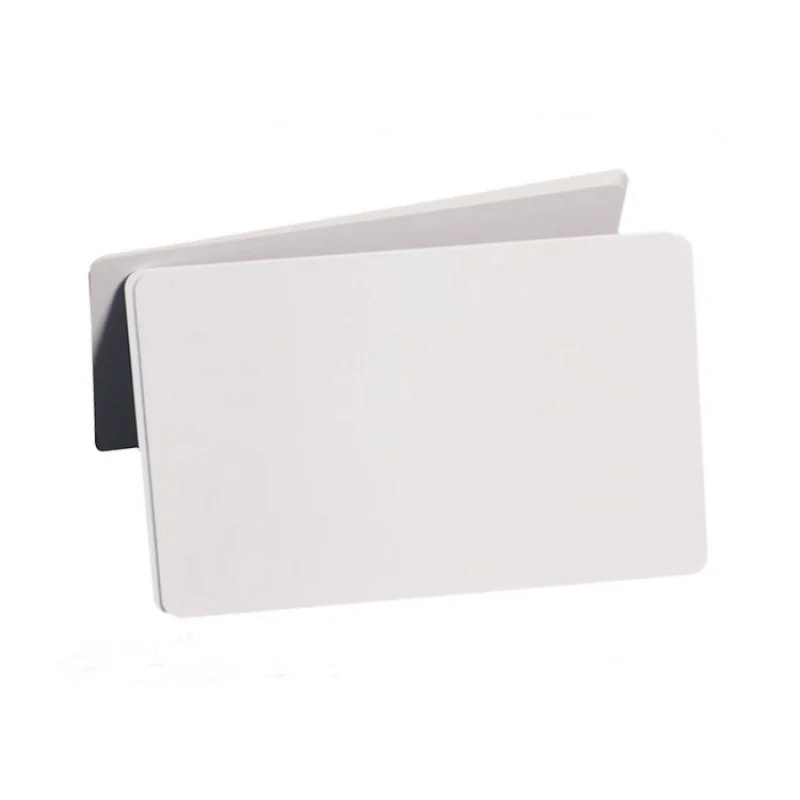 100pcs custom Wholesale Printable Blank White CR80 plastic PVC ID card for thermal printer