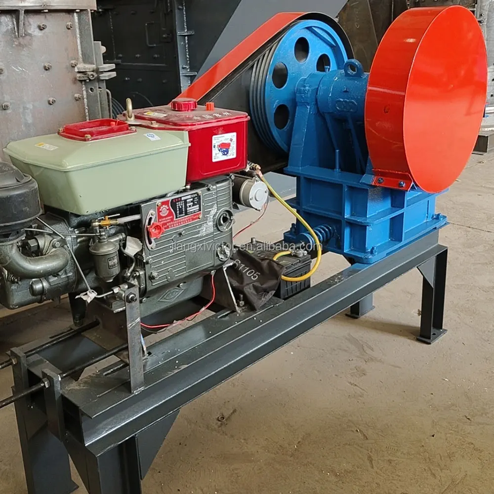 High Quality Small Scale WPE150*250 Portable Mobile Mini Stone Rock Jaw Crusher for Aggregate Primary Granite Limestone - view 4