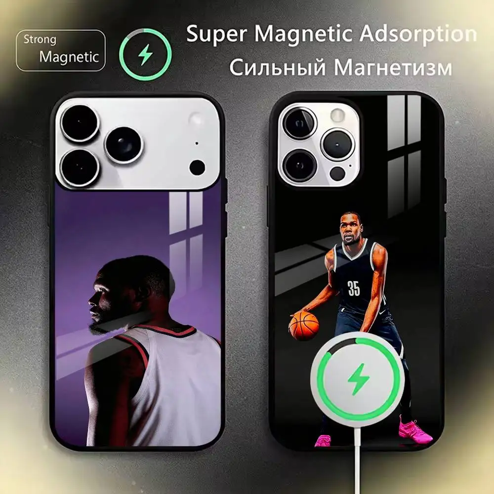 

K-Kevin D-Durant Phone Case For iPhone17,16,15,14,13,12,11 Plus,Pro Magnetic with Magsafe Wireless Charging