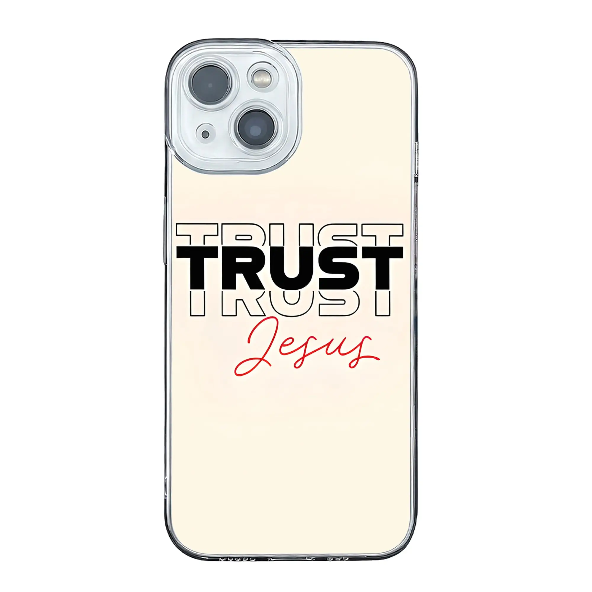 Coque de téléphone anti-collision Trust Jesus Christian pour iPhone 17 16 15 14 13 12 11 Pro Max