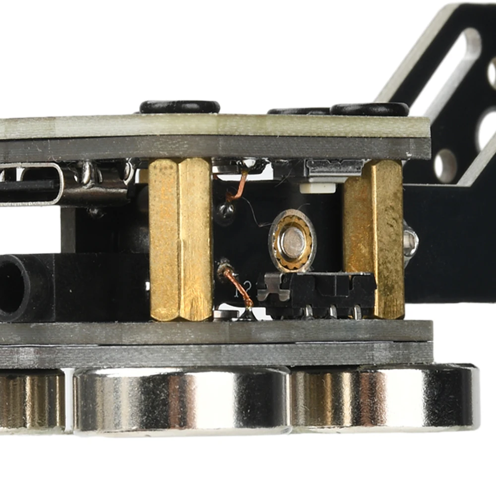 Automatic Morse Key Trainer PCB 4 Nd Magnet Bases Double Paddle CW Keyer Morse Code Automatic Trainer with 3.5mm Audio Cable