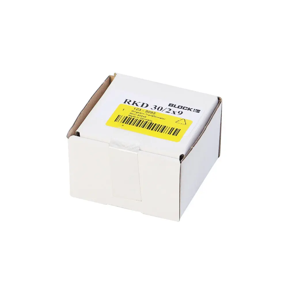 German Block RKD Series 30W Dual 6V 9V 12V 15V 18V 24V Toroidal Transformer