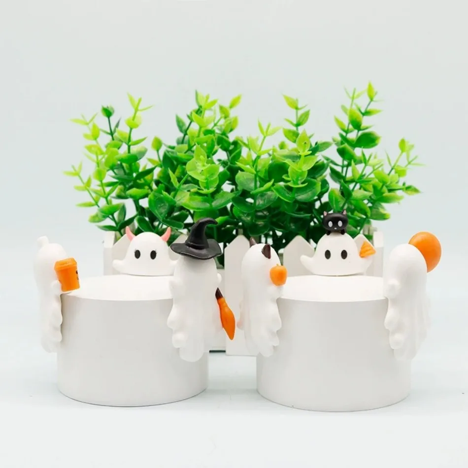 Sunny anjo série halloween ghostees fantasma caixa cega boneca na moda carro ornamentos do telefone móvel brinquedo das crianças presente de halloween