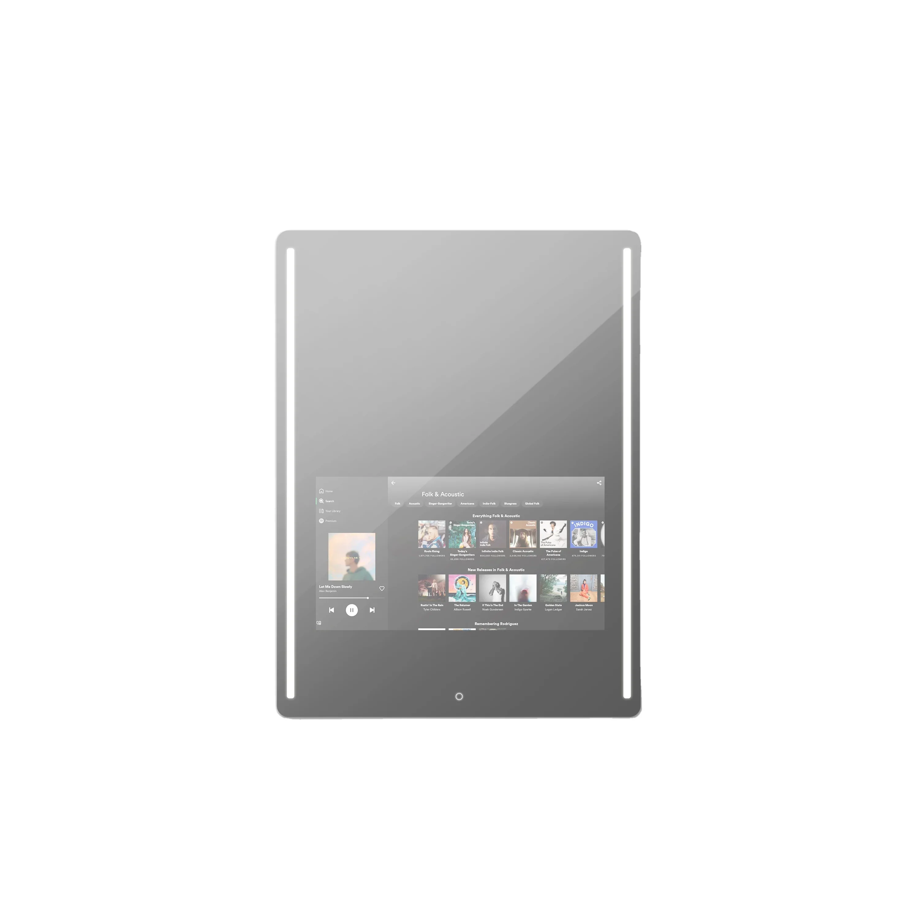

Best-selling 2024 Factory Vercon Magic LED mirror Smart Bathroom Mirror Tv Luxury Waterproof Defogging Android 11 system