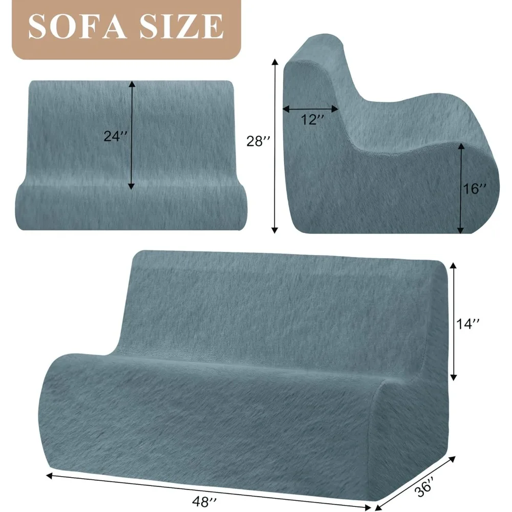 Sitzsack-Stuhl, Sitzsack-Couch, Lazy Beanbag-Sofa, großes, armloses, bequemes Stuhl-Sofa für Erwachsene,