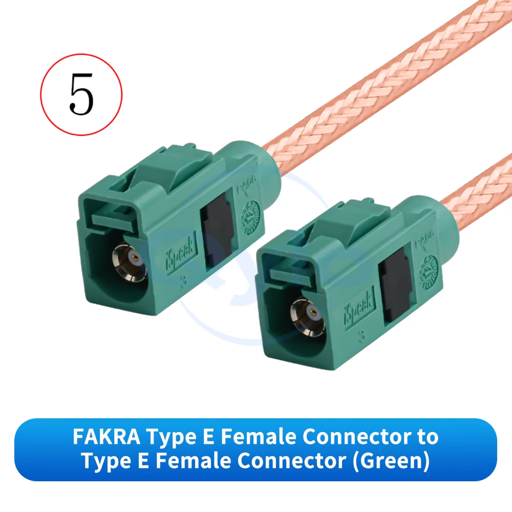 (1 pcs) FAKRA Female to Female Radio Frequency Extension Cable RG142 Coaxial Test Cable FAKRA K