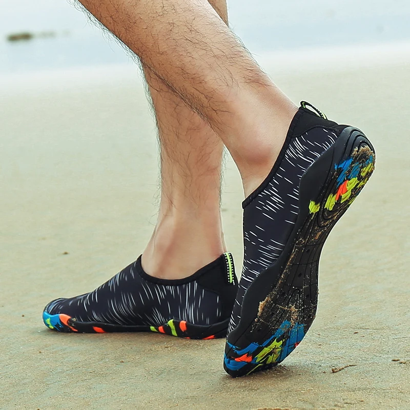 Quick-Drying Summer Water Shoes Unisex Seaside Beach Sock Barefoot Sneakers Men Swimming Upstream Sports Diving Aqua Shoes Women image 6