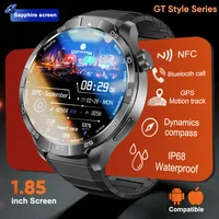 Nuevo Reloj Inteligente Estilo GT 2026, Versión Global, GPS, Brújula, NFC, Resistente al Agua IP68, Llamadas por Bluetooth, Cerámica y Titanio, Compatible con iOS