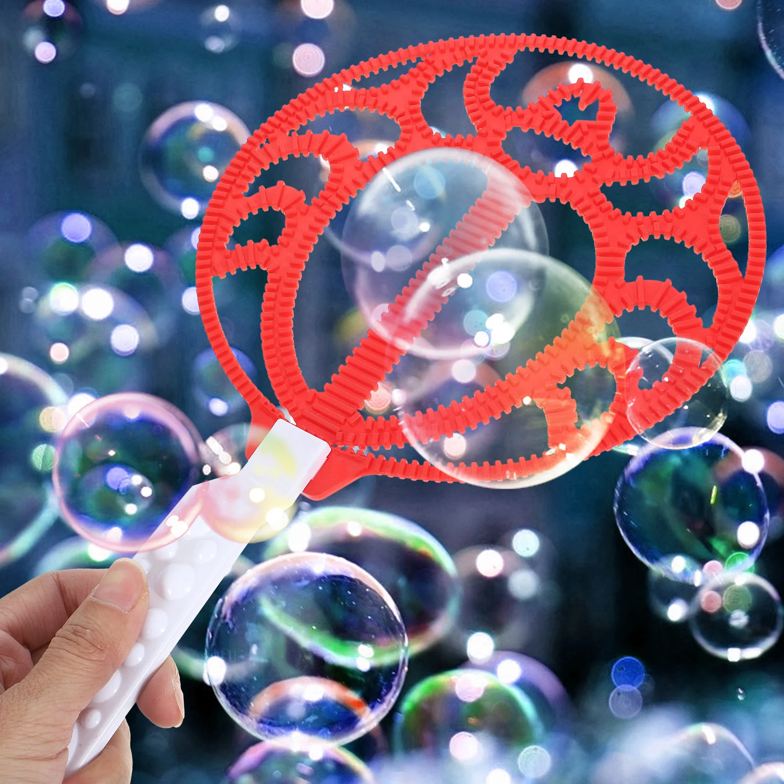 1 set di bacchette Set di grandi bolle per bambini Bolle per bolle all'aperto Vassoio per bacchette Bomboniere per bambini Estate