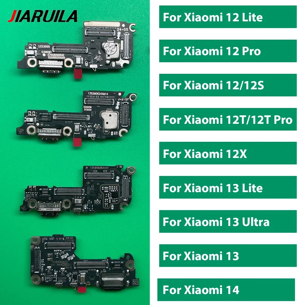 5 PCS Charging Board for Xiaomi 12 13 14 15 12 Lite 12 Pro 13 Lite 13T Pro 14 Ultra Usb Dock Charger Connector Flex Ports Module