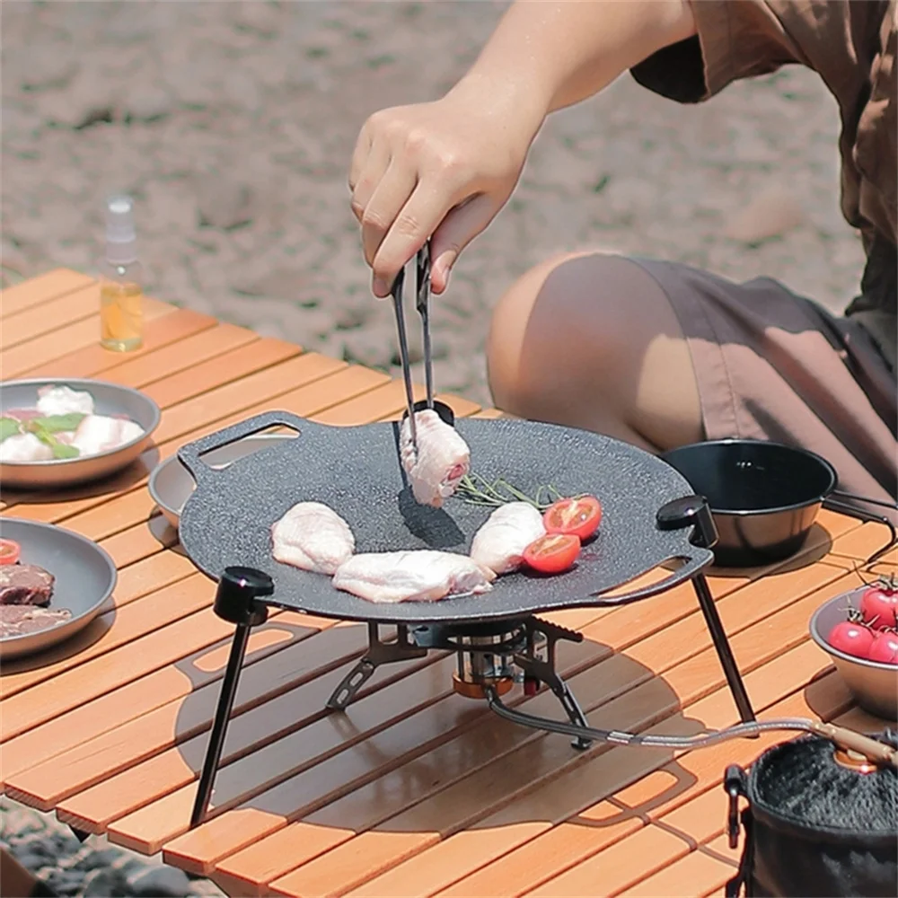 

Outdoor Tripod Barbecue Stand Detachable Barbecue Stand Vertical Tripod Barbecue Aluminum Alloy Stand Barbecue Stand