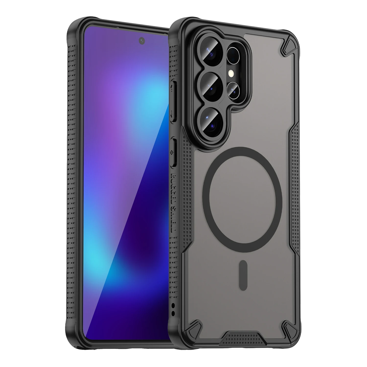 Matte Transluzente Magnetische Hülle für Samsung Galaxy S26 S25 Ultra S24 FE S23 S22 Plus S26Ultra Magsafe Mac Safe Armor Handyhülle