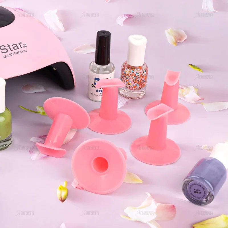 Support de doigt en plastique, 10 paquets, Support de repos pour Nail Art, Design, Salon de peinture