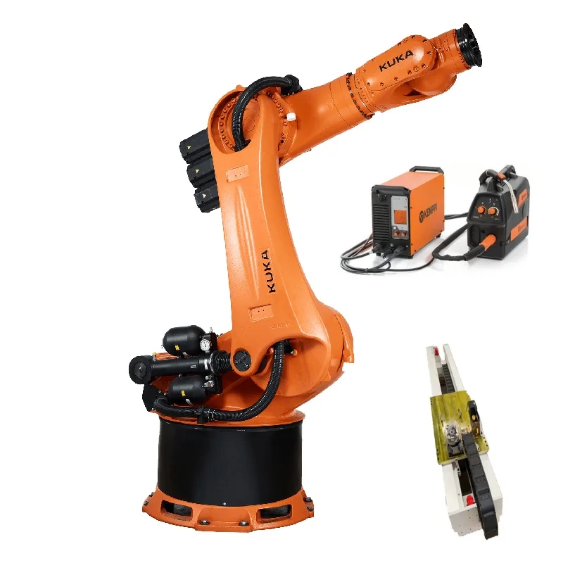 Robot przemysłowy KUKA KR360 R2830 model 6-osiowy robot KR 360 R2830 z obciążeniem znamionowym 360 kg ze źródłem spawalniczym megmeet