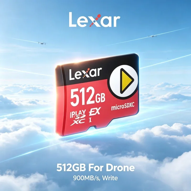 

256GB 512GB 1TB High Capacity Micro SD Card Lexar PLAY PRO microSDXC Express Card 900Mbps V30 U3 C10 TF Memory Card for Switch