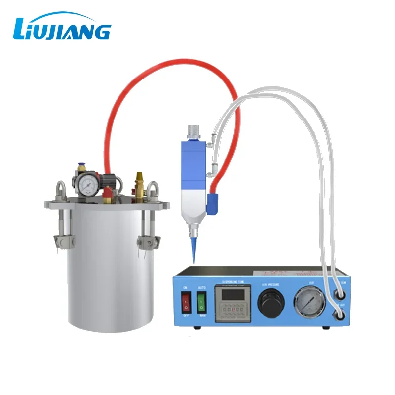 Hot sale dispensing pressure barrel stainless steel storage tank 2L custom glue filling machine