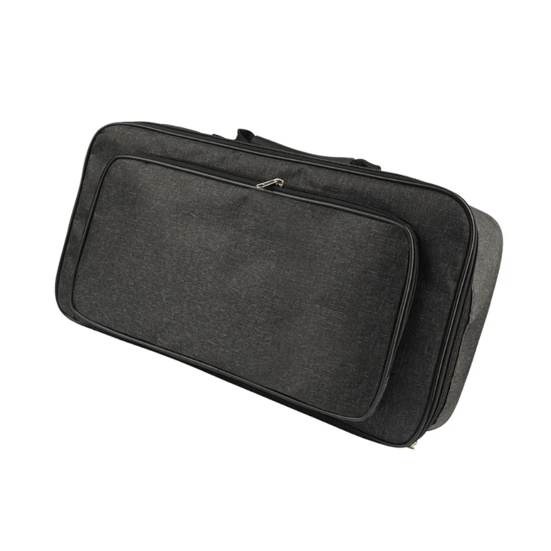 Multipurpose Pedalboard Case Shock Absorbing Padding Efficient Cable Management System Suitable for Stage and Practice