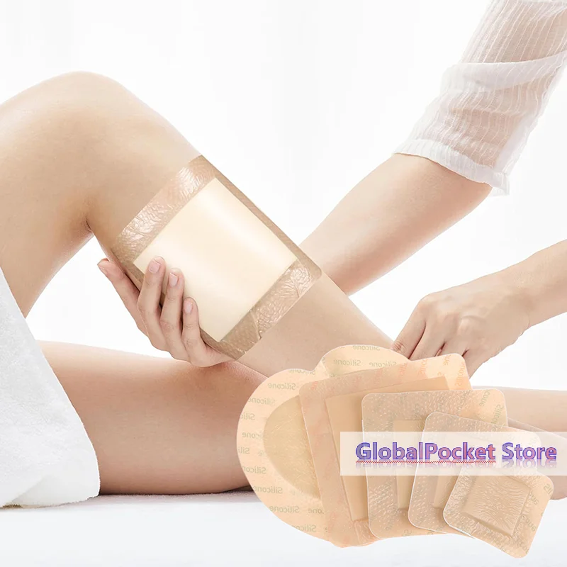 

Silicone Foam Adhesive Dressing Wound Dressing Sterile Bedsore Healing Pad Patch Pressure Ulcer Pad For Bedridden Patients