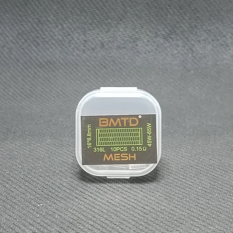 5 adet BMTD Önceden Yapılmış Bobin SS316 Mesh 0.12 0.15 ohm 16*6.8mm Tel, Zeus X Mesh Kylin M v3 Pro RTA Profile RDA vape TANK için