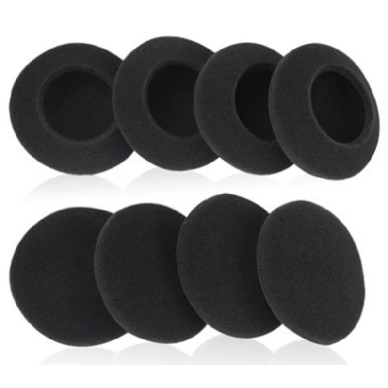 Ear Cotton Sponge Cover for Earphone, Algodão de ouvido espessado, Espuma de substituição, Tampa do microfone, 6cm