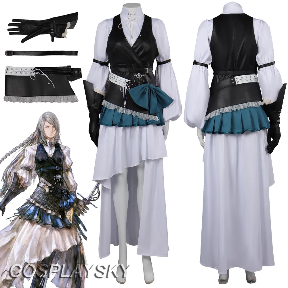 

FF16 Jill Warrick Cosplay Fantasy Anime Game Final Fantasy XVI Costume Disguise Adult Women Cosplay Roleplay Fantasia Outfit