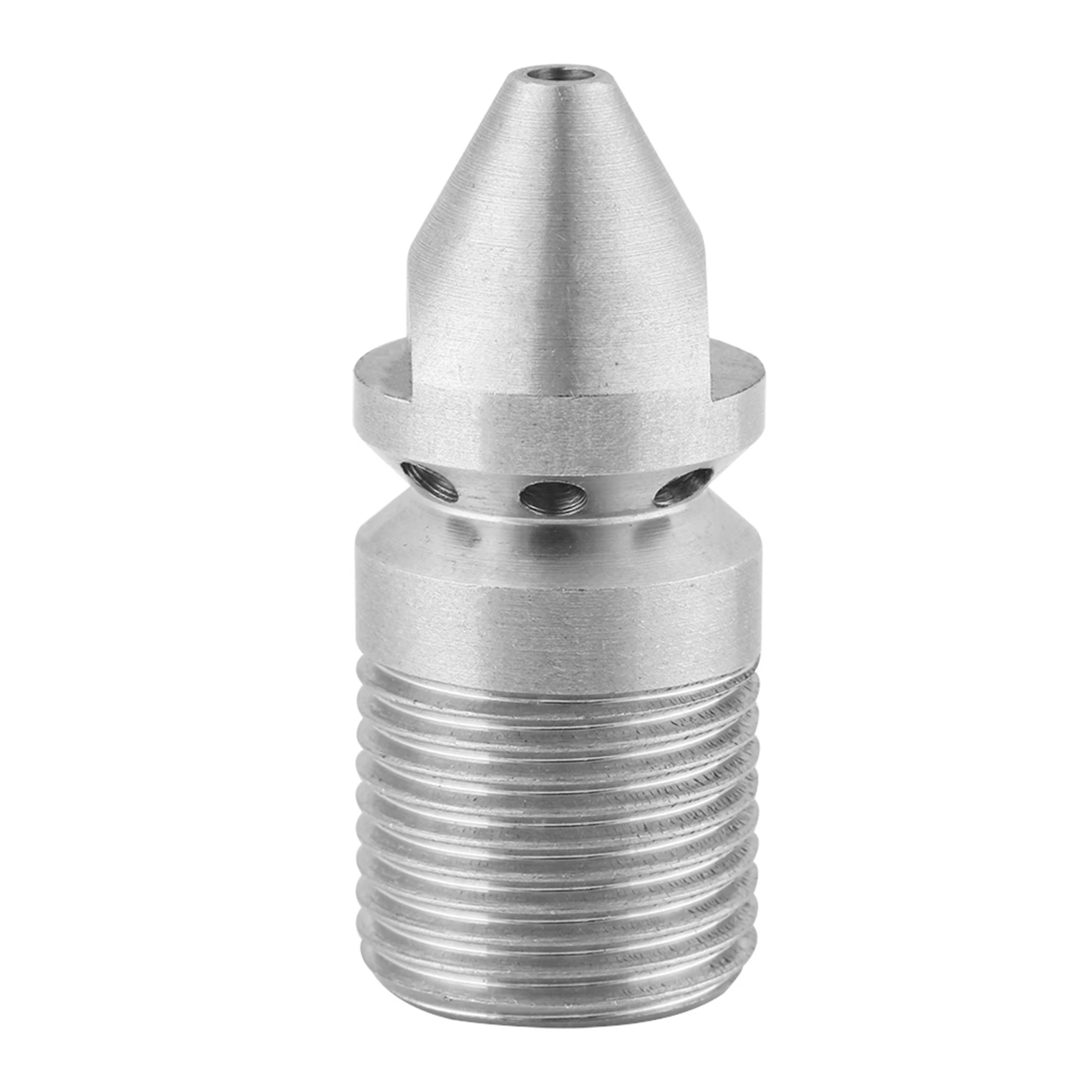 

Pressure Washer Jetter Nozzle Stainless Steel Sewer Jetter Nozzle 3/8BSP Male Thread High Pressure Cleaning Machine Accessories