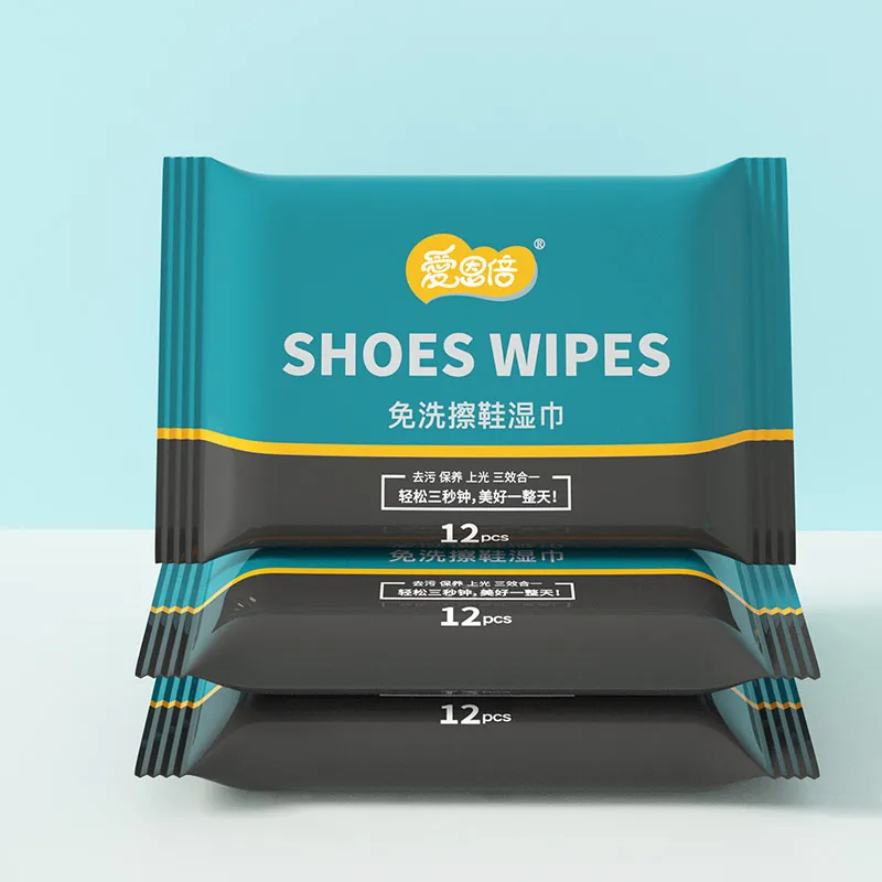 Shoes Cleaning Wipes 12 Count(Pack of 10)