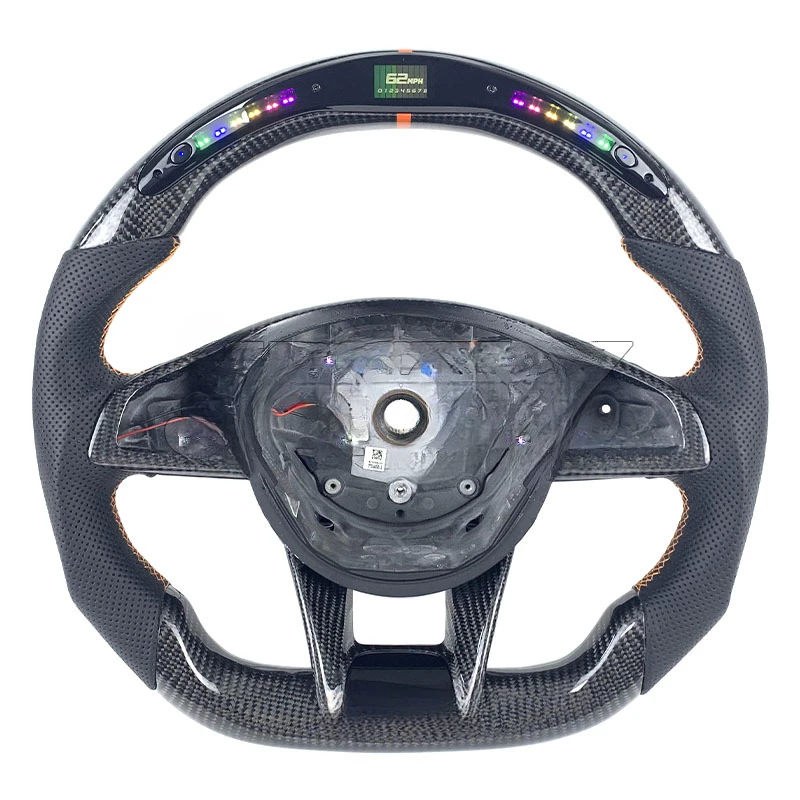 

Fengxuan For Mercedes-Benz AMG GLE450 A45 C63 C450 E63 W205 W213 W222 Carbon Fiber Steering Wheel