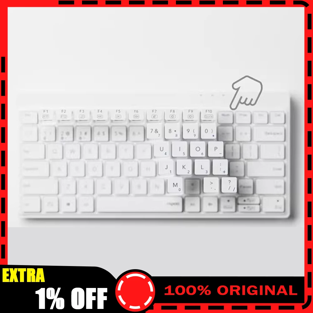 

Rapoo 8000GT Wireless Keyboard Original Phase 3220 Engine 2400DPI 30IPS 10G Office Keyboard Light Tone For Pc Accessories Gifts