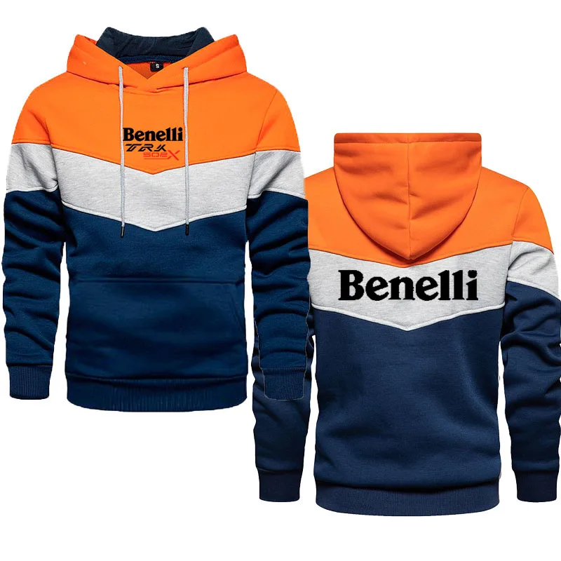 New oversized hoodie for men and women benelli trk 502x printed high quality brand Classic fleece tri-color hoodie for men